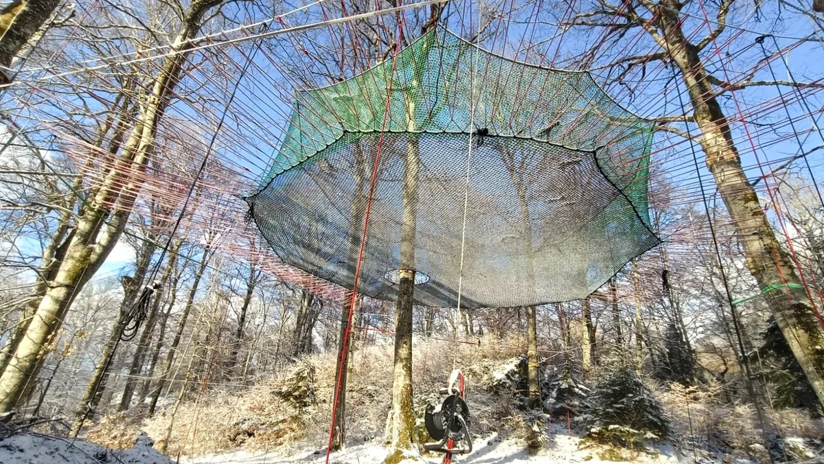 Accrobranche du Fort de Tamié — Parcours suspendu dans les arbres